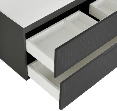 Тумба под раковину Cezares Duet 120 DUET-1200-2C-SO-GR-P подвесная Grafito