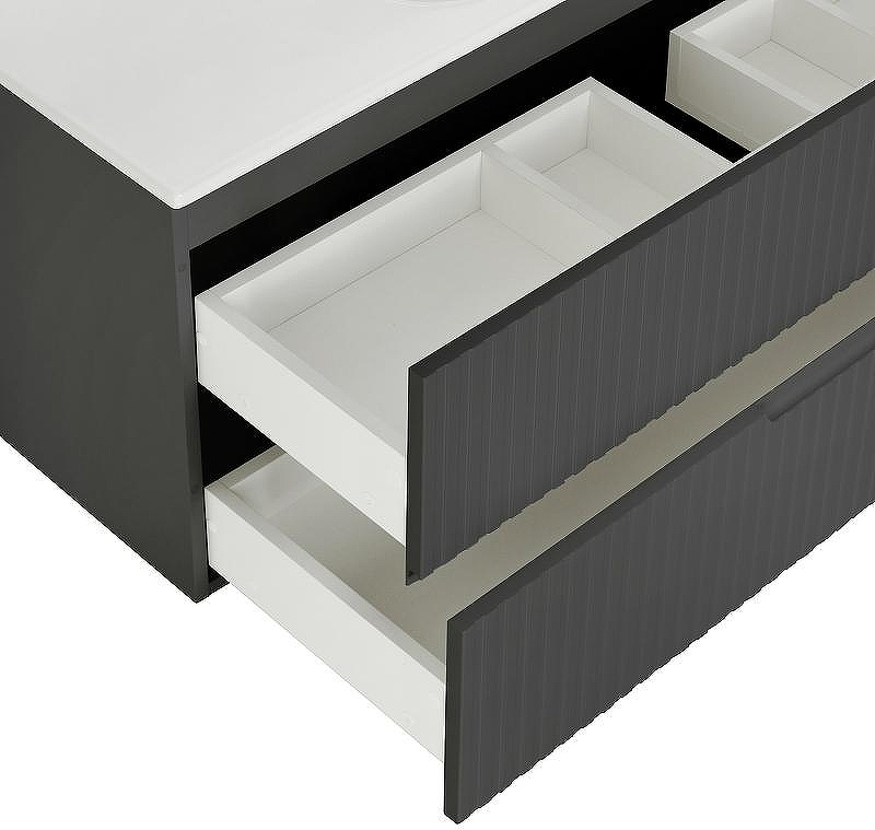 Тумба под раковину Cezares Duet 120 DUET-1200-2C-SO-GR-P подвесная Grafito, купить, цена, заказать, магазин, доставка, скидка, промокод, купить, цена, заказать, магазин, доставка, скидка, промокод