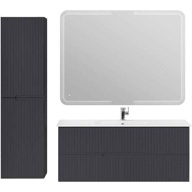 Тумба под раковину Cezares Duet 120 DUET-1200-2C-SO-GR-P подвесная Grafito, купить, цена, заказать, магазин, доставка, скидка, промокод, купить, цена, заказать, магазин, доставка, скидка, промокод