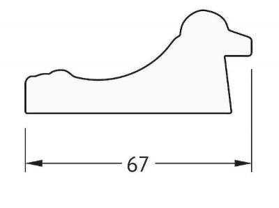 Зеркало Evoform Definite 96х76 BY 1046 в багетной раме - Состаренное золото 67