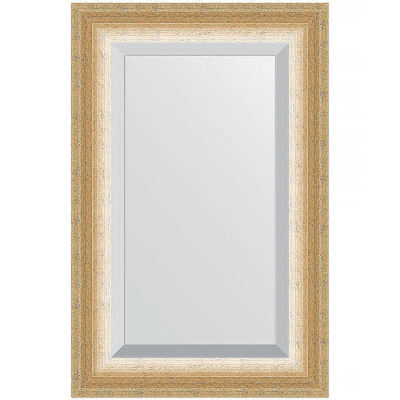 Зеркало Evoform Exclusive 86х56 BY 1141 с фацетом в багетной раме - Травленое золото 87