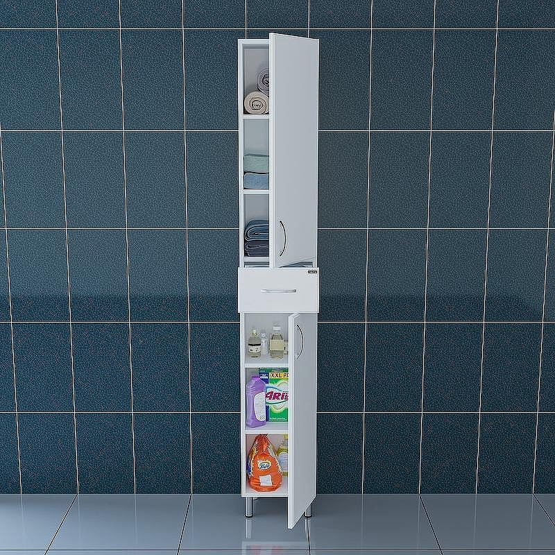 Шкаф пенал СанТа Стандарт 30 Белый, купить, цена, заказать, магазин, доставка, скидка, промокод, купить, цена, заказать, магазин, доставка, скидка, промокод