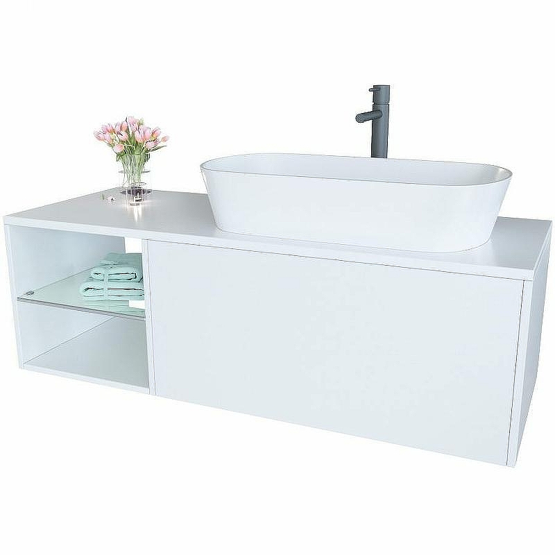 Тумба c раковиной SanVit Оскар 90 R koskar090R подвесная Белая, купить, цена, заказать, магазин, доставка, скидка, промокод, купить, цена, заказать, магазин, доставка, скидка, промокод