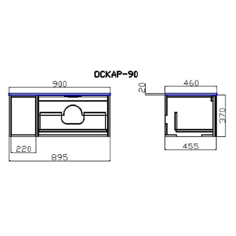 Тумба c раковиной SanVit Оскар 90 R koskar090R подвесная Белая, купить, цена, заказать, магазин, доставка, скидка, промокод, купить, цена, заказать, магазин, доставка, скидка, промокод