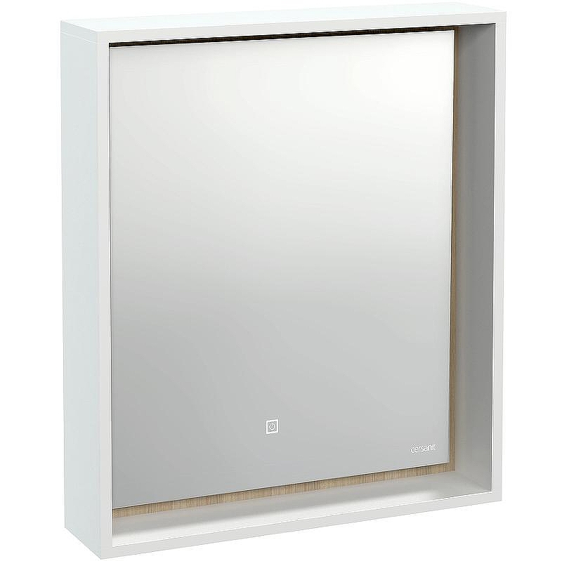 Зеркало Cersanit Louna 60 SP-LU-LOU60-Os с подсветкой Белый с сенсорным выключателем, купить, цена, заказать, магазин, доставка, скидка, промокод, купить, цена, заказать, магазин, доставка, скидка, промокод