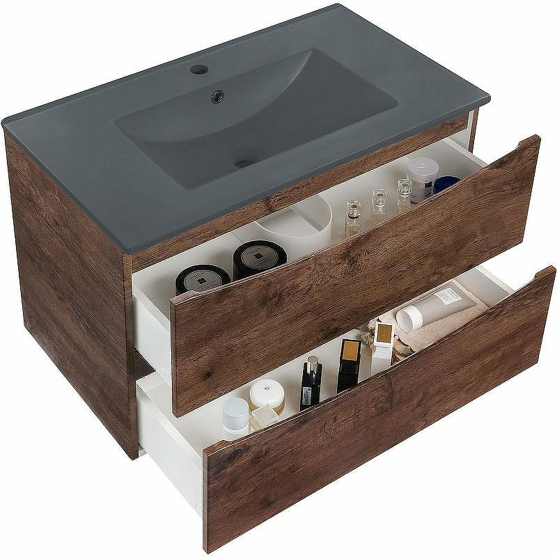 Тумба под раковину Vincea Mia 75 VMC-2MC750RW подвесная R.Wood, купить, цена, заказать, магазин, доставка, скидка, промокод, купить, цена, заказать, магазин, доставка, скидка, промокод