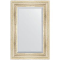 Зеркало Evoform Exclusive 89х59 BY 3419 с фацетом в багетной раме - Травленое серебро 99, купить, цена, заказать, магазин, доставка, скидка, промокод, купить, цена, заказать, магазин, доставка, скидка, промокод