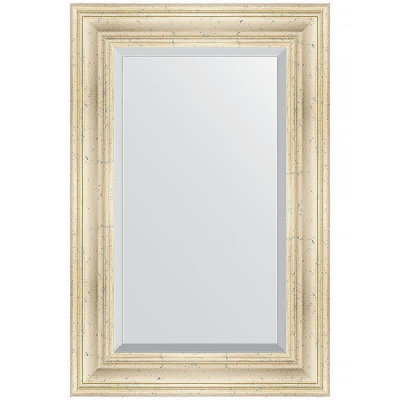 Зеркало Evoform Exclusive 89х59 BY 3419 с фацетом в багетной раме - Травленое серебро 99