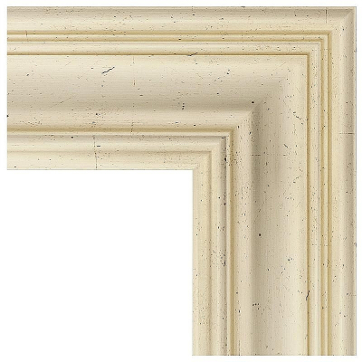 Зеркало Evoform Exclusive 89х59 BY 3419 с фацетом в багетной раме - Травленое серебро 99