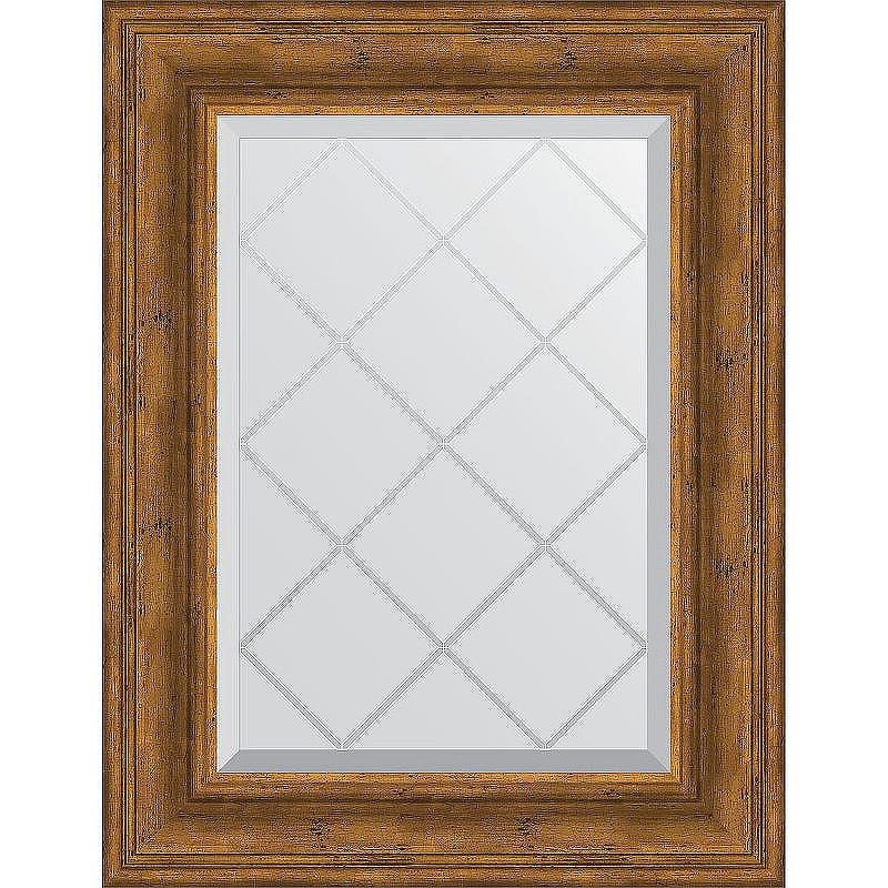 Зеркало Evoform Exclusive-G 76х59 BY 4032 с гравировкой в багетной раме - Травленая бронза 99, купить, цена, заказать, магазин, доставка, скидка, промокод, купить, цена, заказать, магазин, доставка, скидка, промокод