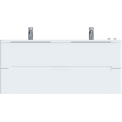 Тумба с раковиной SanVit Форма 120 kforma1201w подвесная Белая глянцевая