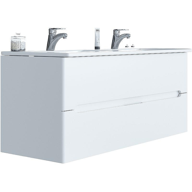 Тумба с раковиной SanVit Форма 120 kforma1201w подвесная Белая глянцевая, купить, цена, заказать, магазин, доставка, скидка, промокод, купить, цена, заказать, магазин, доставка, скидка, промокод