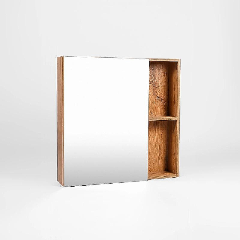 Зеркальный шкаф VIANT Бостон 60 VBOS60-ZSH Дуб Вотан, купить, цена, заказать, магазин, доставка, скидка, промокод, купить, цена, заказать, магазин, доставка, скидка, промокод