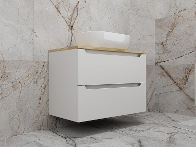 Тумба под раковину Style Line Бали 80 ЛС-00002339 подвесная Белый софт