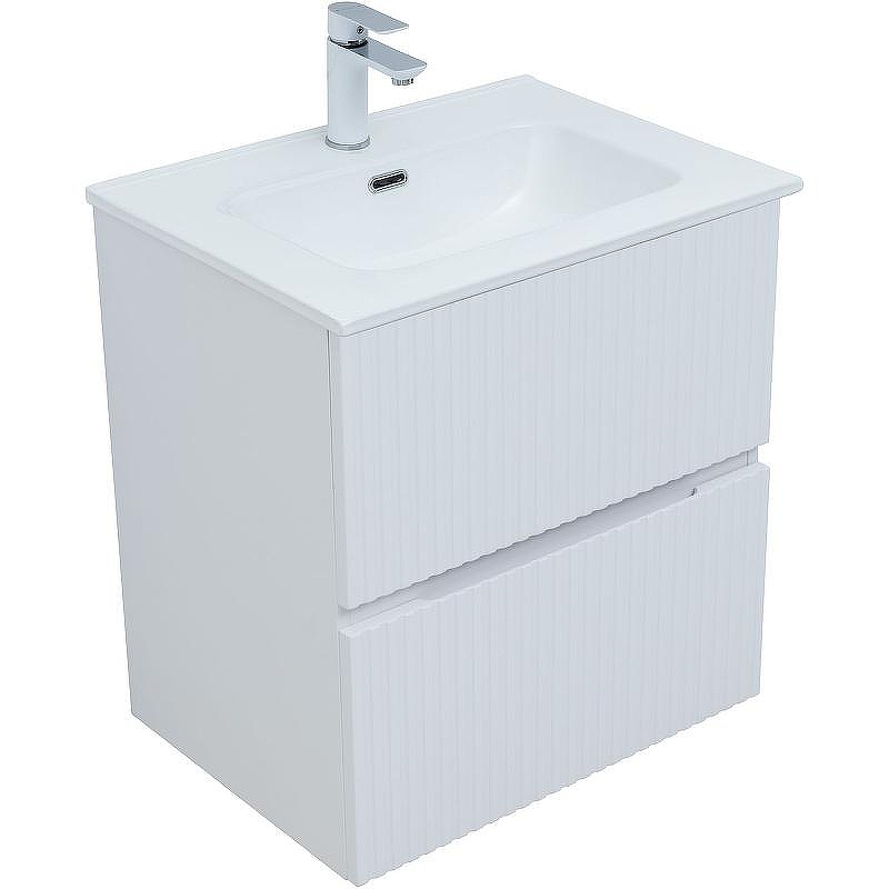 Тумба под раковину Aquanet Джейн 60 313284 подвесная Белая матовая, купить, цена, заказать, магазин, доставка, скидка, промокод, купить, цена, заказать, магазин, доставка, скидка, промокод