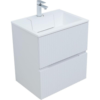Тумба под раковину Aquanet Джейн 60 313284 подвесная Белая матовая