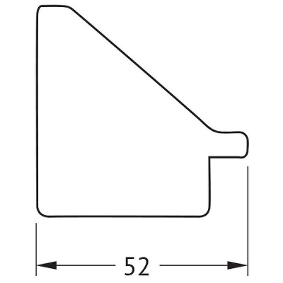 Зеркало Evoform Definite 143х53 BY 3892 в багетной раме - Травленое серебро 52
