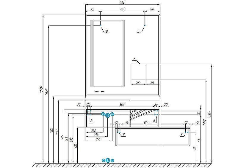 Зеркало Aquaton Сакура 100 1A235102SKW80 с подсветкой с сенсорным выключателем с антизапотеванием и часами, купить, цена, заказать, магазин, доставка, скидка, промокод, купить, цена, заказать, магазин, доставка, скидка, промокод