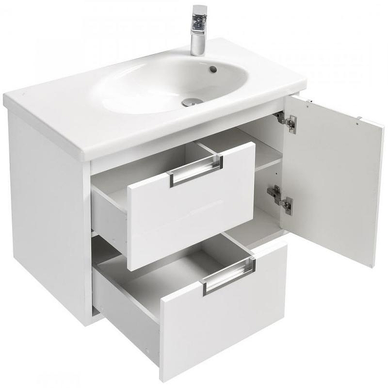 Тумба под раковину Roca Etna 80 857301806 подвесная Белый глянец, купить, цена, заказать, магазин, доставка, скидка, промокод, купить, цена, заказать, магазин, доставка, скидка, промокод