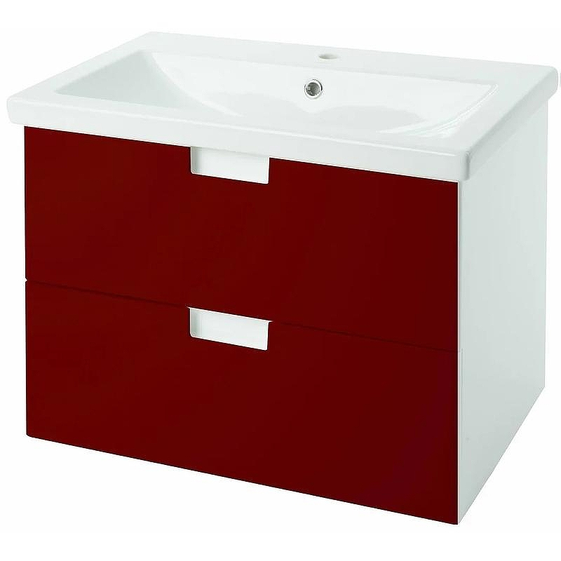 Тумба под раковину Bellezza Пегас 60 4630409270030 подвесная Красная, купить, цена, заказать, магазин, доставка, скидка, промокод, купить, цена, заказать, магазин, доставка, скидка, промокод