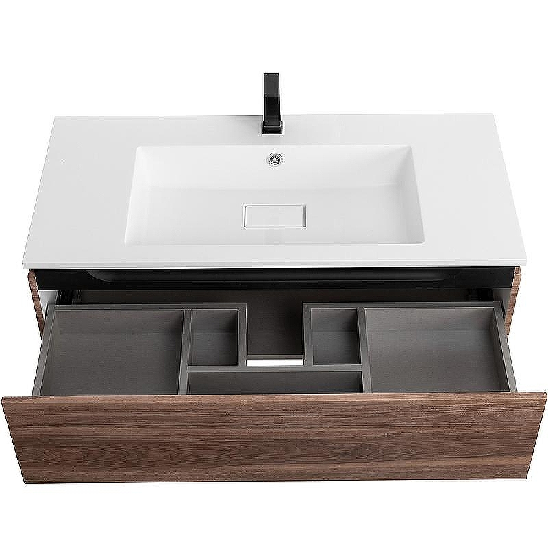 Тумба под раковину Cezares Slider 100 SLIDER-1000-1C-SO-NA-P подвесная Орех дымчатый, купить, цена, заказать, магазин, доставка, скидка, промокод, купить, цена, заказать, магазин, доставка, скидка, промокод