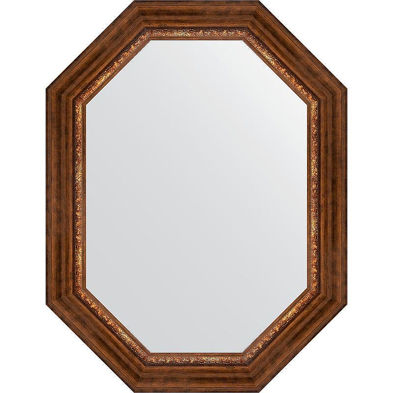 Зеркало Evoform Octagon 66x86 BY 7171 в багетной раме - Римская бронза 88, купить, цена, заказать, магазин, доставка, скидка, промокод, купить, цена, заказать, магазин, доставка, скидка, промокод