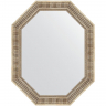 Зеркало Evoform Polygon 97х77 BY 7204 в багетной раме - Серебряный акведук 93, купить, цена, заказать, магазин, доставка, скидка, промокод, купить, цена, заказать, магазин, доставка, скидка, промокод