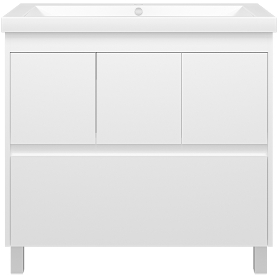 Тумба с раковиной Misty Алиса 90 УТ000011238 Белая