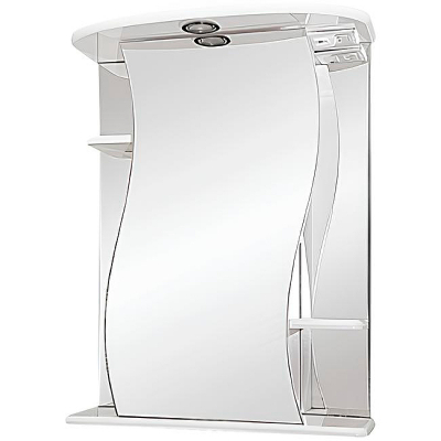 Зеркальный шкаф Misty Лиана 55 L Э-Лиа02055-01СвЛ с подсветкой Белый