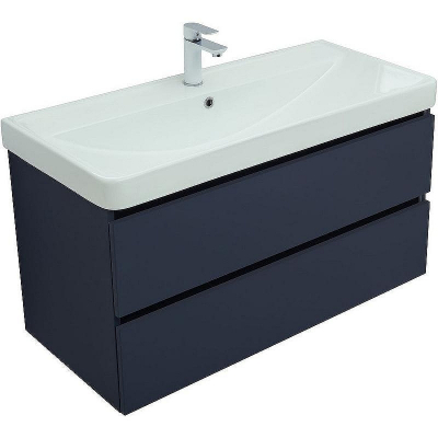 Тумба под раковину Aquanet Вега 2.0 100 337945 подвесная Маренго