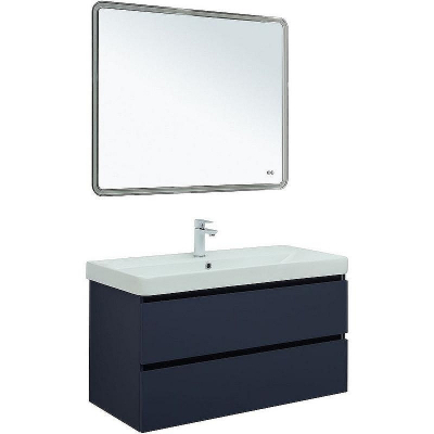 Тумба под раковину Aquanet Вега 2.0 100 337945 подвесная Маренго