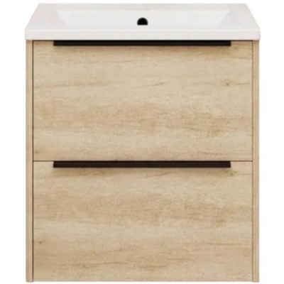 Тумба под раковину La Fenice Tesoro 60 FNC-01-TES-DNN-60-2 подвесная Дуб небраска натуральный Дуб небраска натуральный