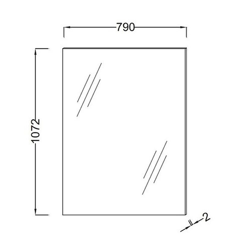 Зеркало Jacob Delafon Struktura 80 EB1209-NF подвесное, купить, цена, заказать, магазин, доставка, скидка, промокод, купить, цена, заказать, магазин, доставка, скидка, промокод