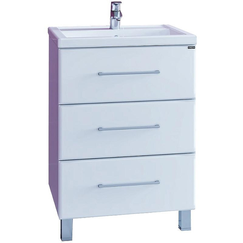 Тумба под раковину СанТа Омега 60 207046 Белая, купить, цена, заказать, магазин, доставка, скидка, промокод, купить, цена, заказать, магазин, доставка, скидка, промокод