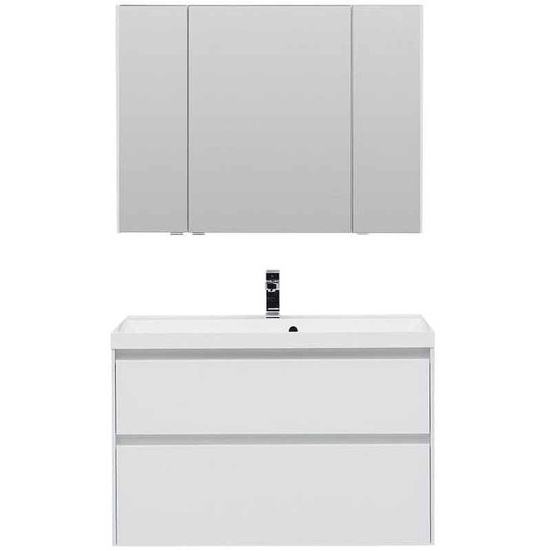 Тумба под раковину Aquanet Гласс 100 235664 подвесная Белая, купить, цена, заказать, магазин, доставка, скидка, промокод, купить, цена, заказать, магазин, доставка, скидка, промокод