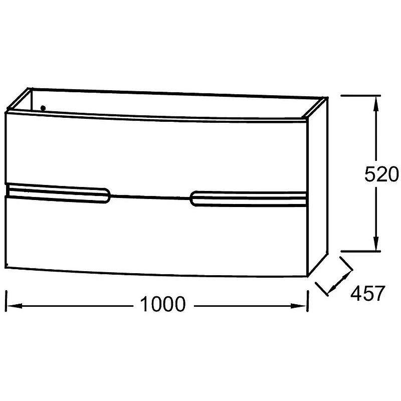 Тумба под раковину Jacob Delafon Nona 100 EB1889RU-442 подвесная Серый антрацит, купить, цена, заказать, магазин, доставка, скидка, промокод, купить, цена, заказать, магазин, доставка, скидка, промокод