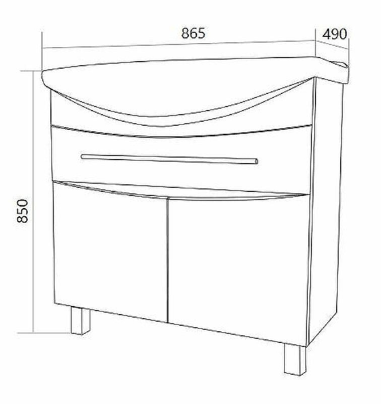 Тумба под раковину 1MarKa Lina Classic New 85Н У94494 Белый глянец, купить, цена, заказать, магазин, доставка, скидка, промокод, купить, цена, заказать, магазин, доставка, скидка, промокод