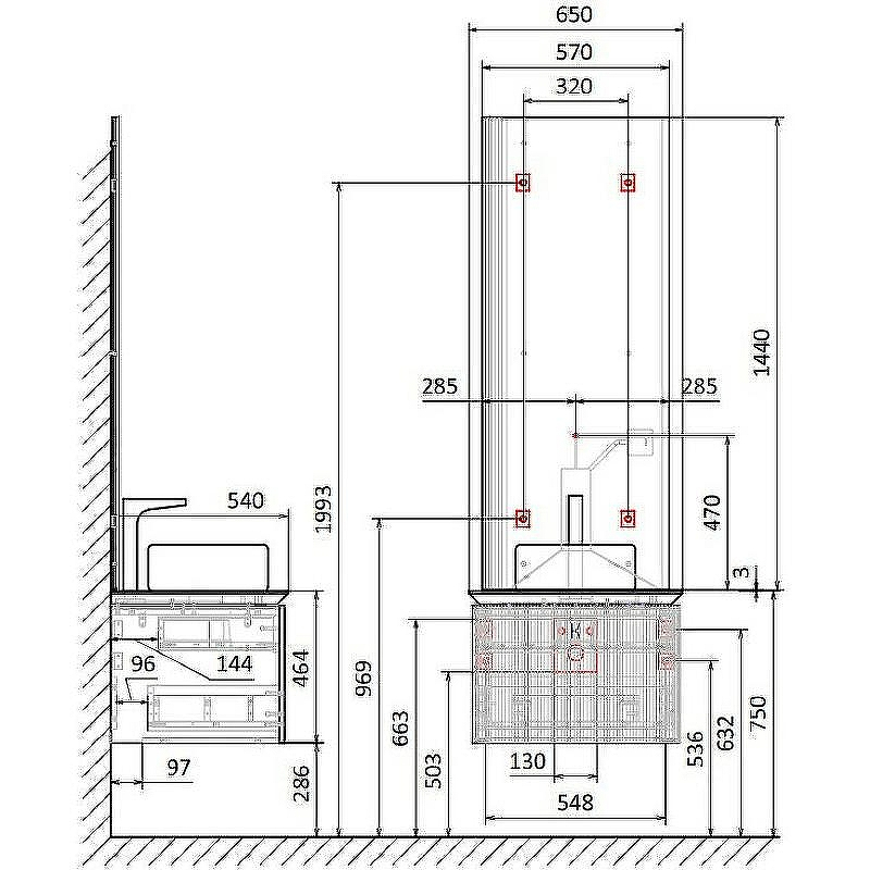 Зеркало Jorno Strong 57 Str.02.57/P/A с подсветкой с бесконтактным выключателем, купить, цена, заказать, магазин, доставка, скидка, промокод, купить, цена, заказать, магазин, доставка, скидка, промокод
