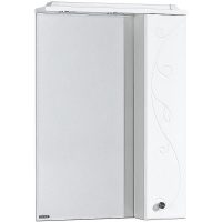 Зеркало со шкафом Aquaton Лиана 65 1A166202LL01R с подсветкой Белое, купить, цена, заказать, магазин, доставка, скидка, промокод, купить, цена, заказать, магазин, доставка, скидка, промокод