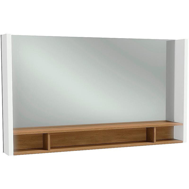 Зеркало Jacob Delafon Terrace 120 EB1183-NF с подсветкой Белое Древесное с сенсорным выключателем, купить, цена, заказать, магазин, доставка, скидка, промокод, купить, цена, заказать, магазин, доставка, скидка, промокод