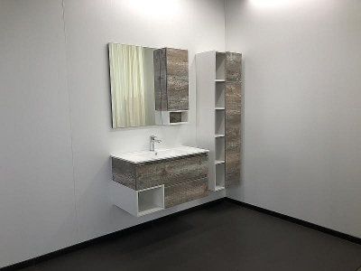 Зеркало со шкафом Comforty Турин 90 00004136265 Дуб бежевый