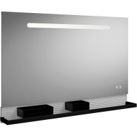 Зеркало Burgbad Fiumo 120 SFXP120FOT2 с подсветкой с подогревом с сенсорным выключателем, купить, цена, заказать, магазин, доставка, скидка, промокод, купить, цена, заказать, магазин, доставка, скидка, промокод