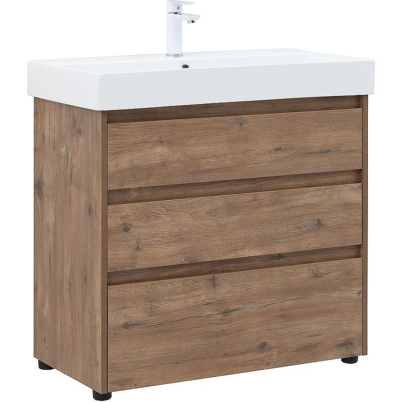Тумба под раковину Aquanet Nova Lite 85 302477 Дуб рустикальный, купить, цена, заказать, магазин, доставка, скидка, промокод, купить, цена, заказать, магазин, доставка, скидка, промокод