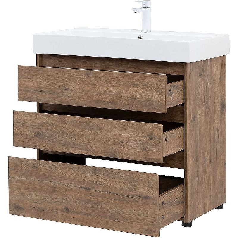 Тумба под раковину Aquanet Nova Lite 85 302477 Дуб рустикальный, купить, цена, заказать, магазин, доставка, скидка, промокод, купить, цена, заказать, магазин, доставка, скидка, промокод