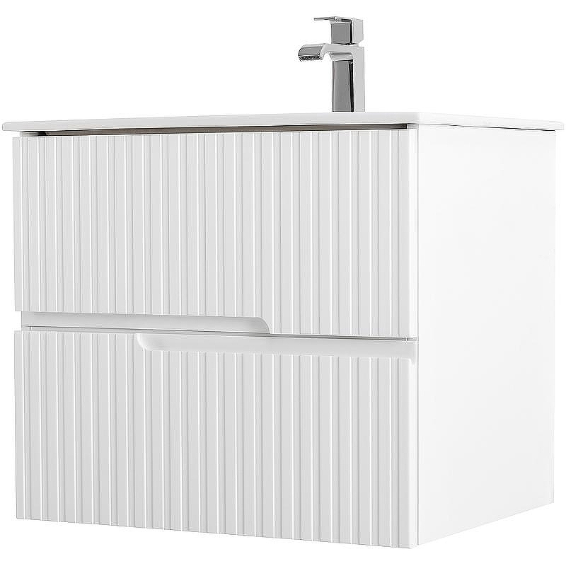 Тумба под раковину Cezares Duet 60 DUET-600-2C-SO-BL подвесная Bianco Lucido, купить, цена, заказать, магазин, доставка, скидка, промокод, купить, цена, заказать, магазин, доставка, скидка, промокод