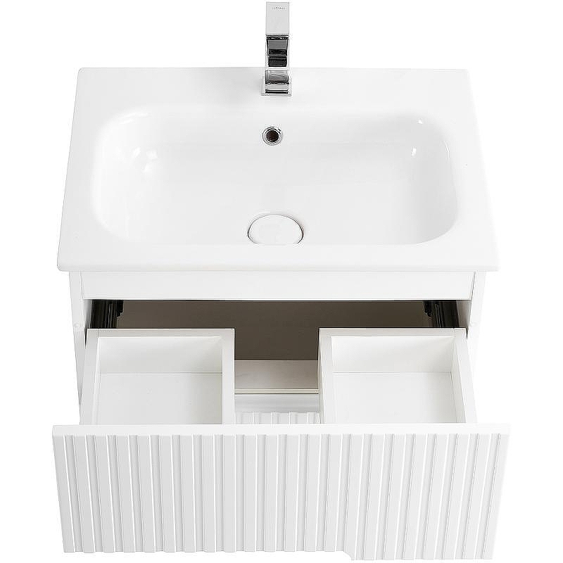 Тумба под раковину Cezares Duet 60 DUET-600-2C-SO-BL подвесная Bianco Lucido, купить, цена, заказать, магазин, доставка, скидка, промокод, купить, цена, заказать, магазин, доставка, скидка, промокод