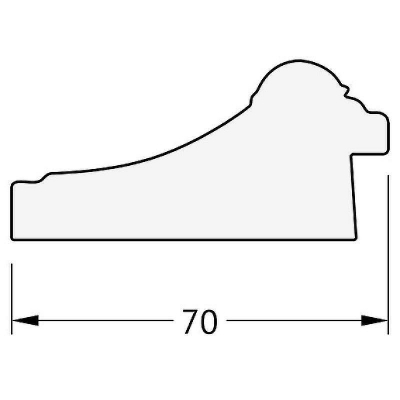 Зеркало Evoform Exclusive 113х53 BY 1142 с фацетом в багетной раме - Состаренное серебро с плетением 70