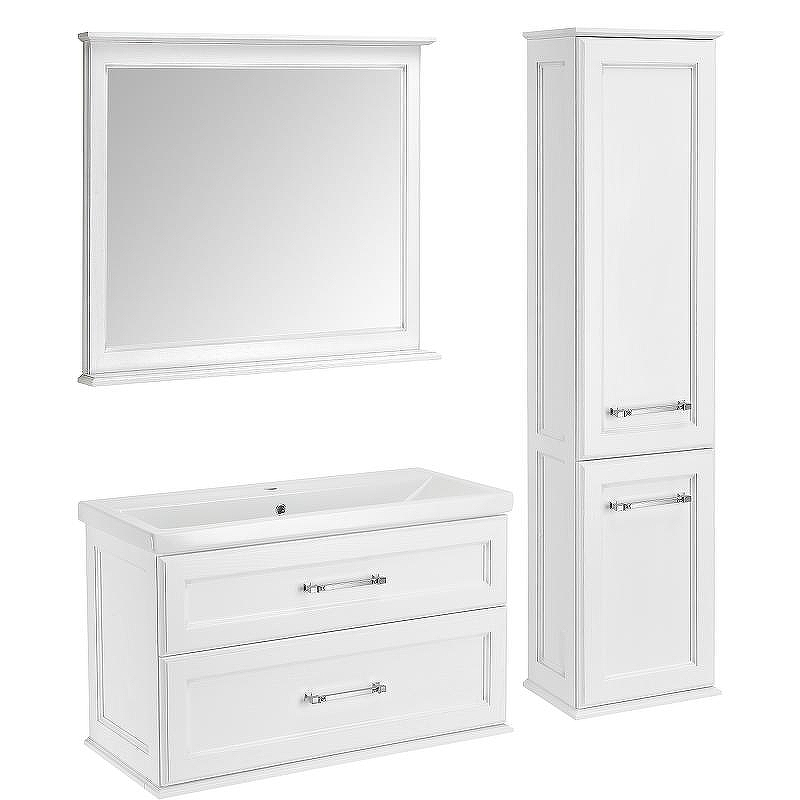 Зеркало ASB-Woodline Венеция 100 11941 Белое с патиной Серебро, купить, цена, заказать, магазин, доставка, скидка, промокод, купить, цена, заказать, магазин, доставка, скидка, промокод