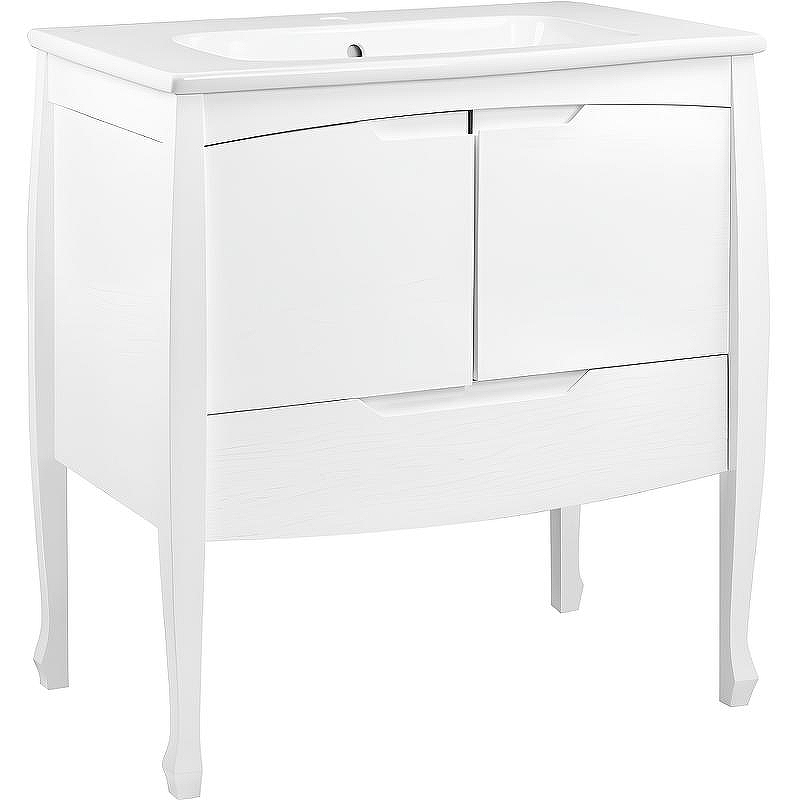 Тумба под раковину Veedi Lord 80 LRD800T-DR Белая, купить, цена, заказать, магазин, доставка, скидка, промокод, купить, цена, заказать, магазин, доставка, скидка, промокод