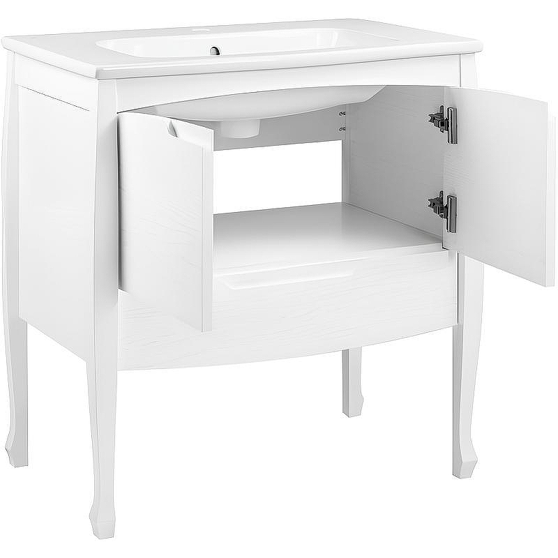 Тумба под раковину Veedi Lord 80 LRD800T-DR Белая, купить, цена, заказать, магазин, доставка, скидка, промокод, купить, цена, заказать, магазин, доставка, скидка, промокод